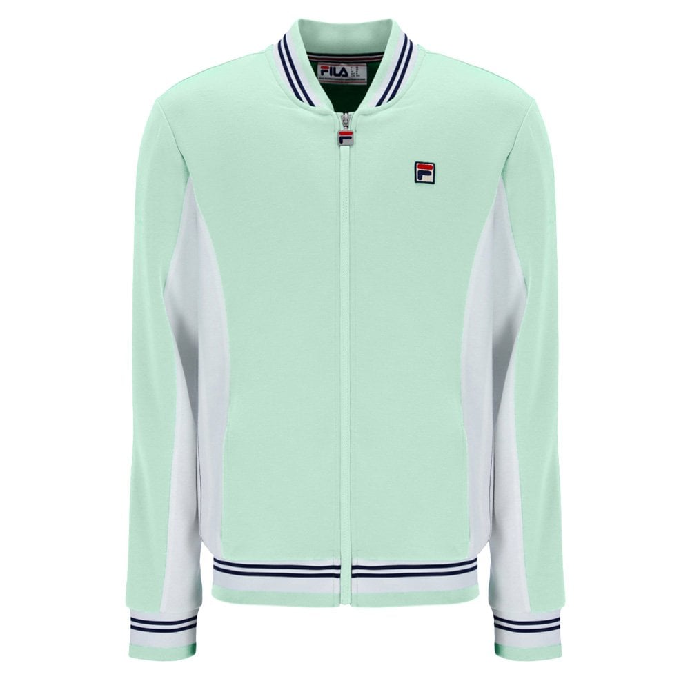 Settanta Baseball Track Jacket - Surf Spray