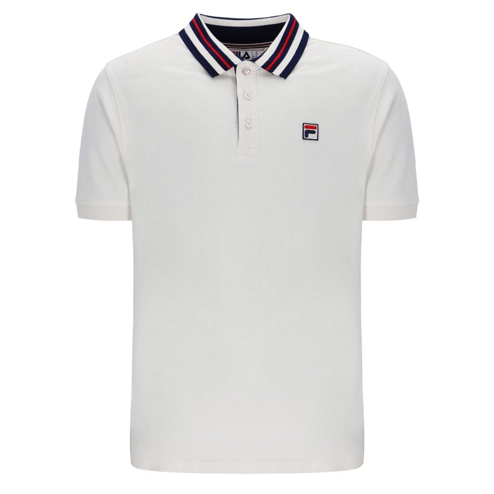 Achille Heritage Tape Basic Polo - Gardenia