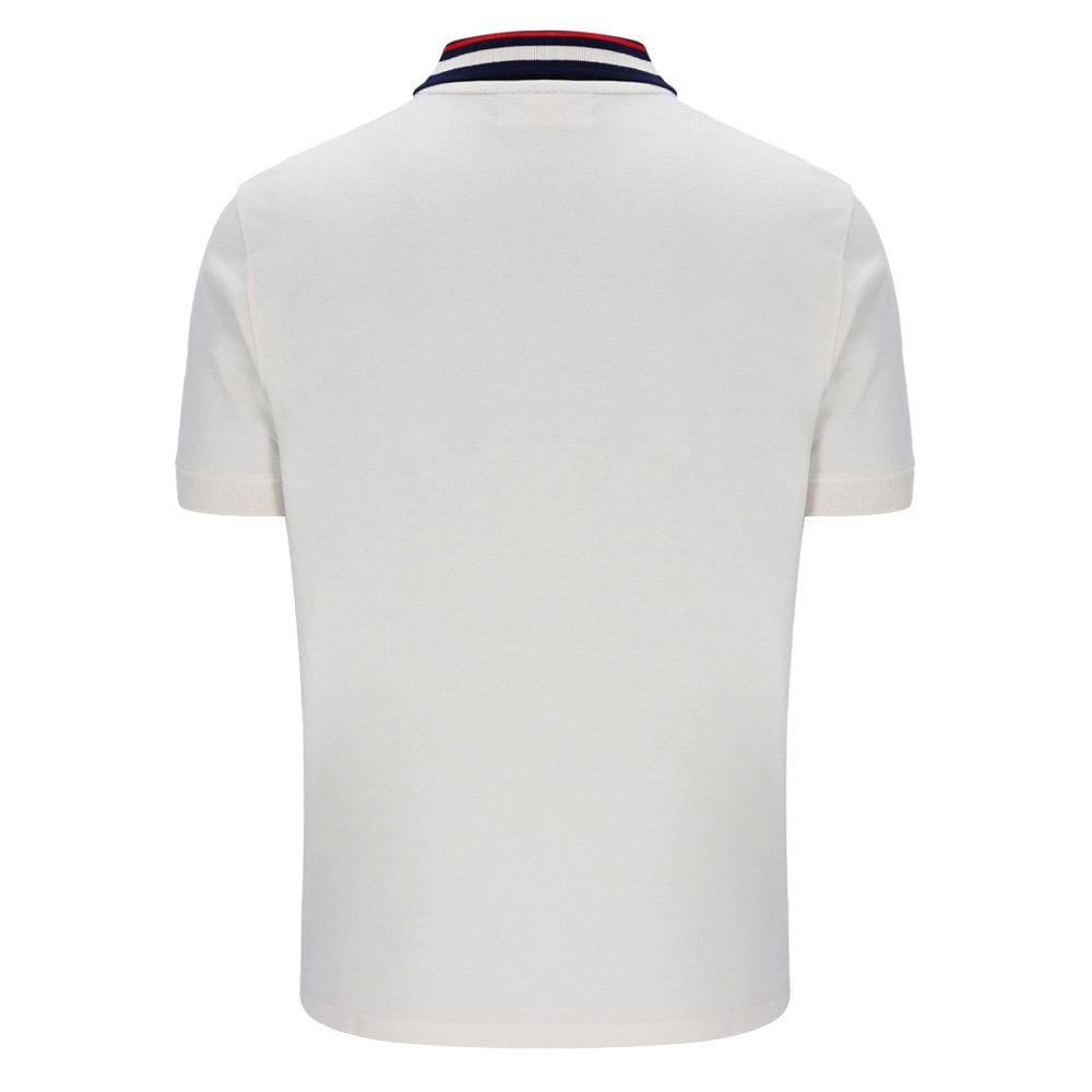 Achille Heritage Tape Basic Polo - Gardenia