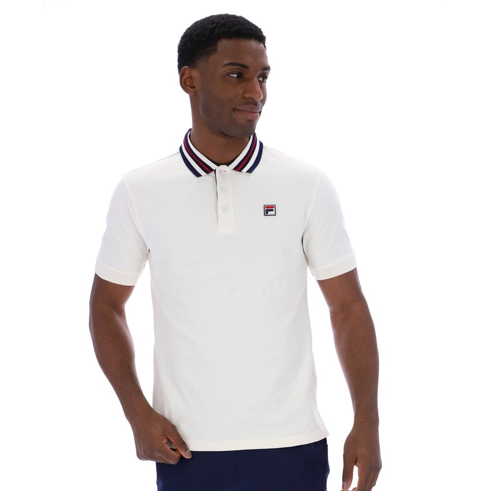 Achille Heritage Tape Basic Polo - Gardenia