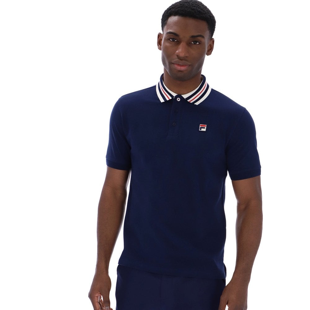 Achille Heritage Tape Basic Polo - Fila Navy