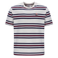Cesare Yarn Dye Stripe T-Shirt - Gardenia