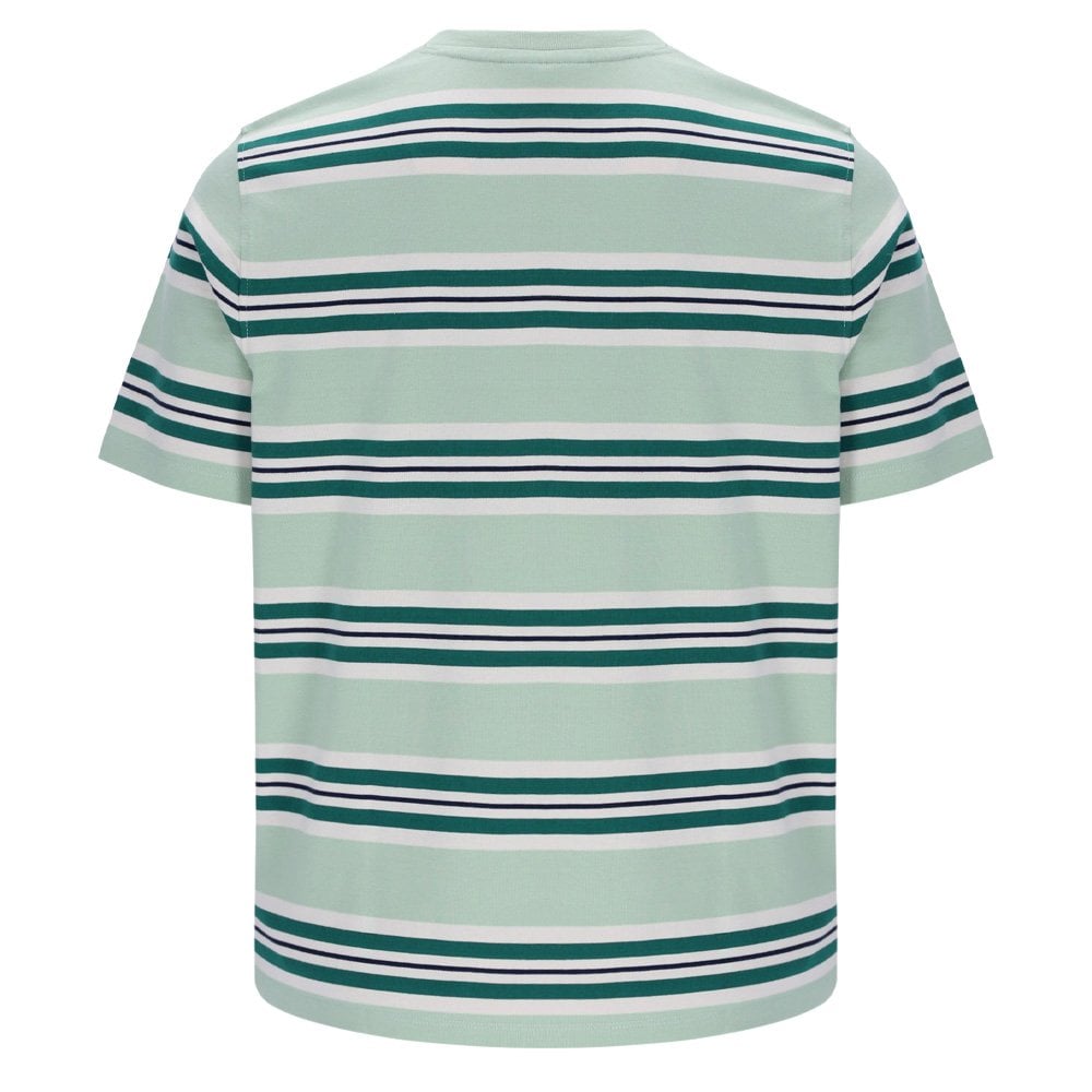 Cesare Yarn Dye Stripe T-Shirt - Surf Spray