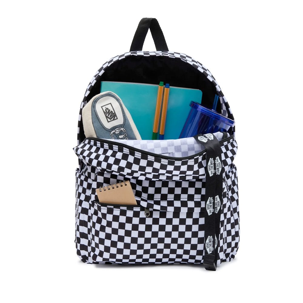 Old Skool Check Backpack - Black/White