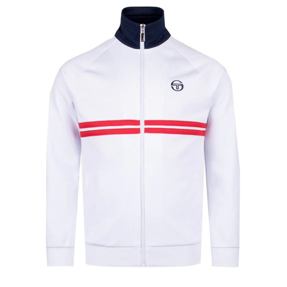 Dallas Track Top - White/M Blue