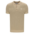 Sabino Knitted Polo Shirt - Mojave Dsrt