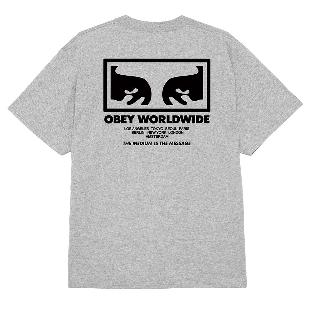 The Medium is the Message T-Shirt - Heather Grey