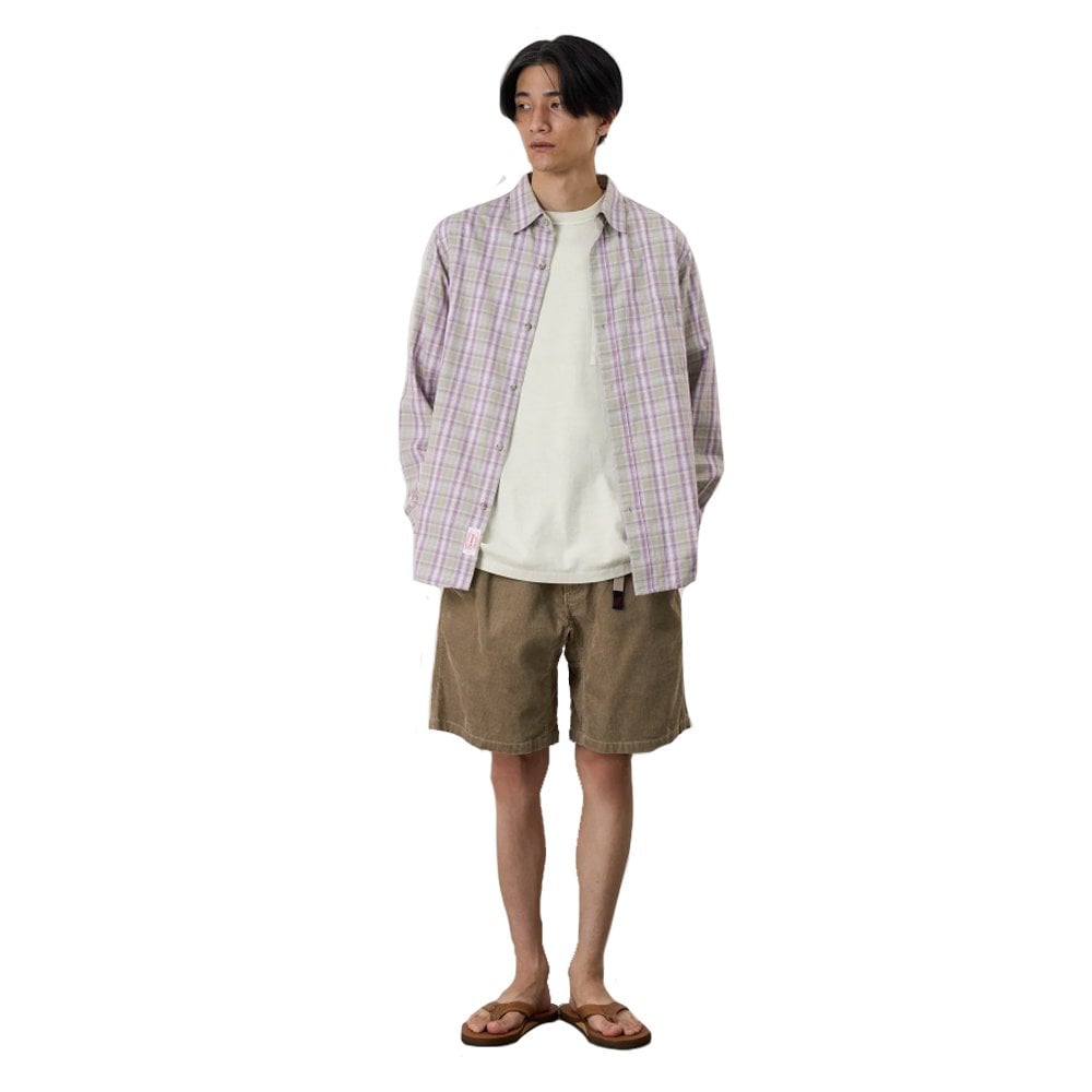 Corduroy G-Shorts - Beige