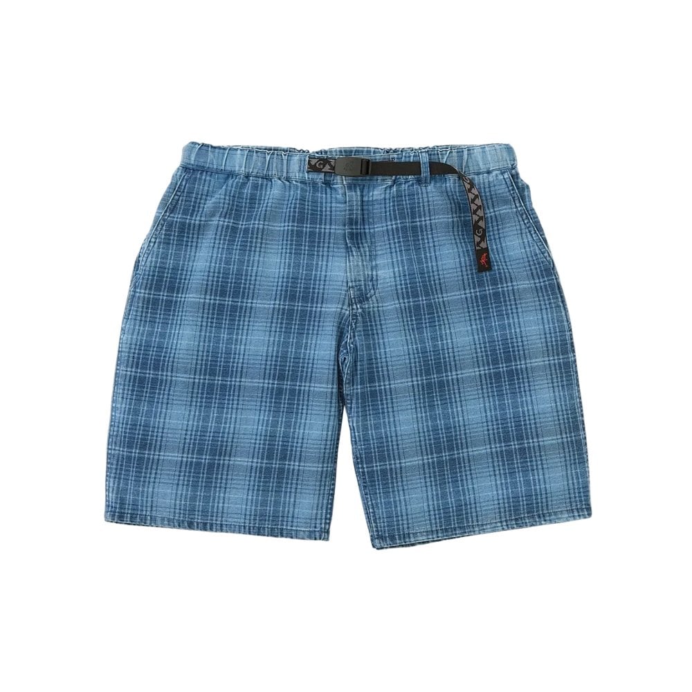 O.G. Denim Lagoon Shorts - Indigo Check