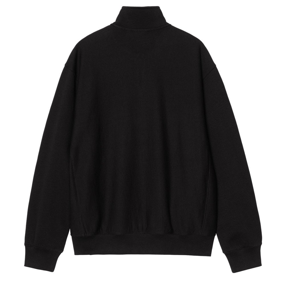 Longhand Half Zip Sweatshirt - Black/White