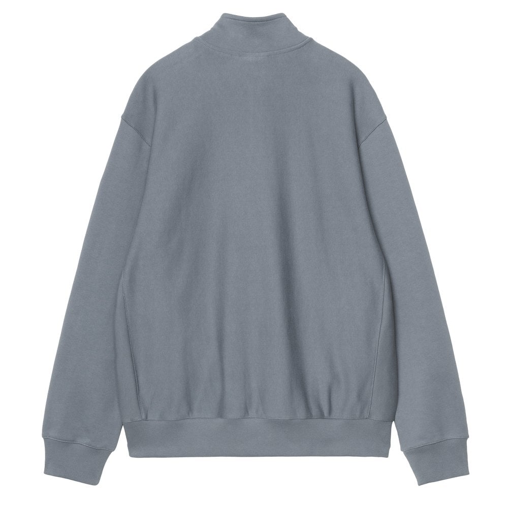 Longhand Half Zip Sweatshirt - Cozy Blu/Wht