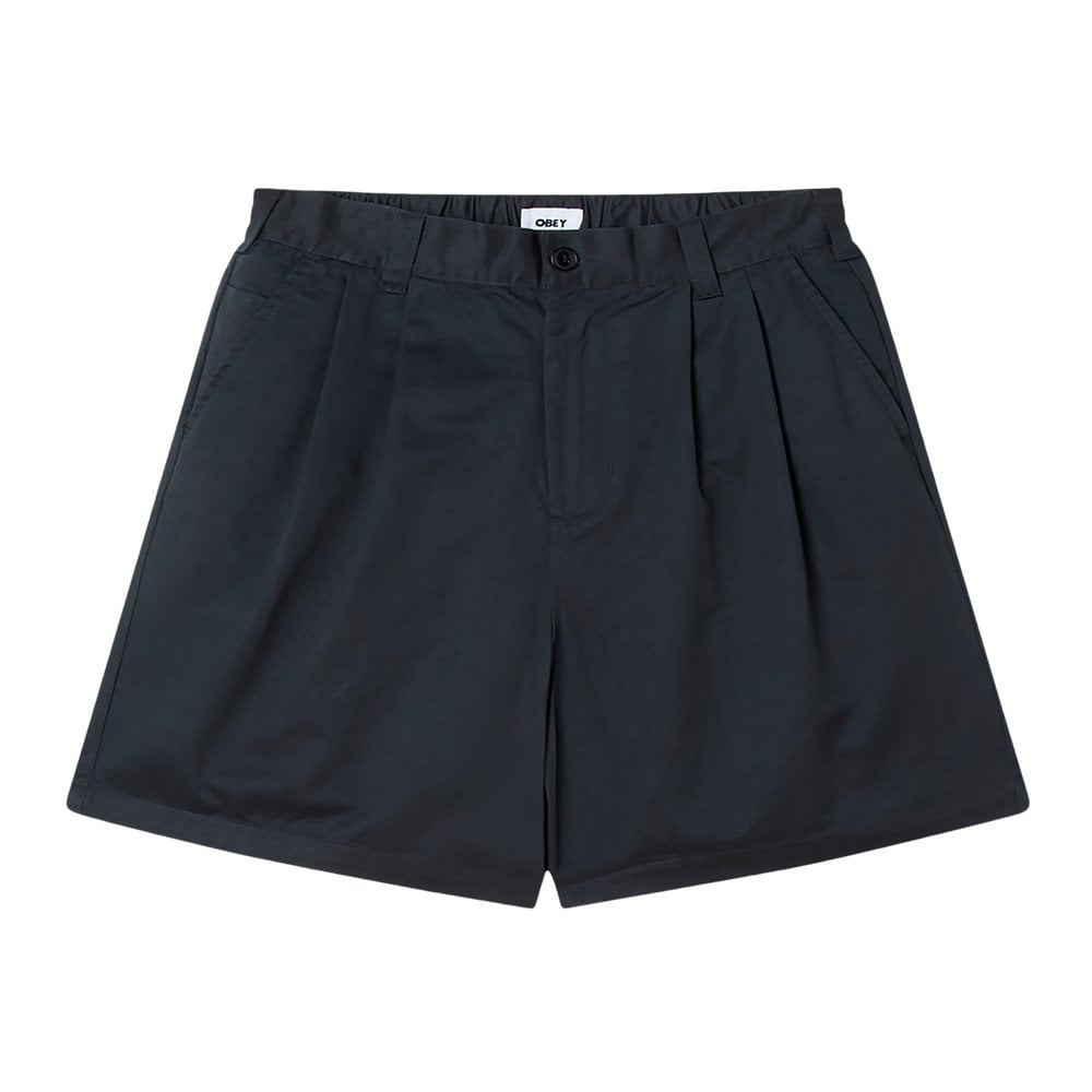 Foster Pleated Short - Black
