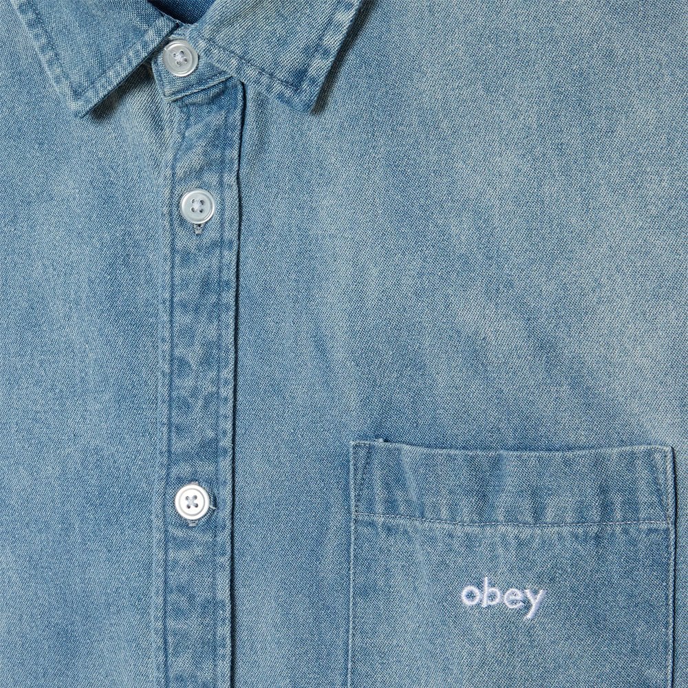 Owens Denim Shirt - Bleach Indi