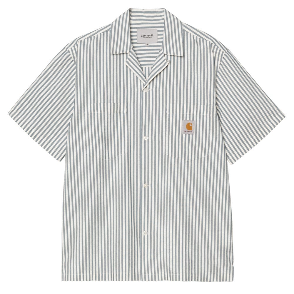 Short Sleeve Leavel Shirt - Blue River