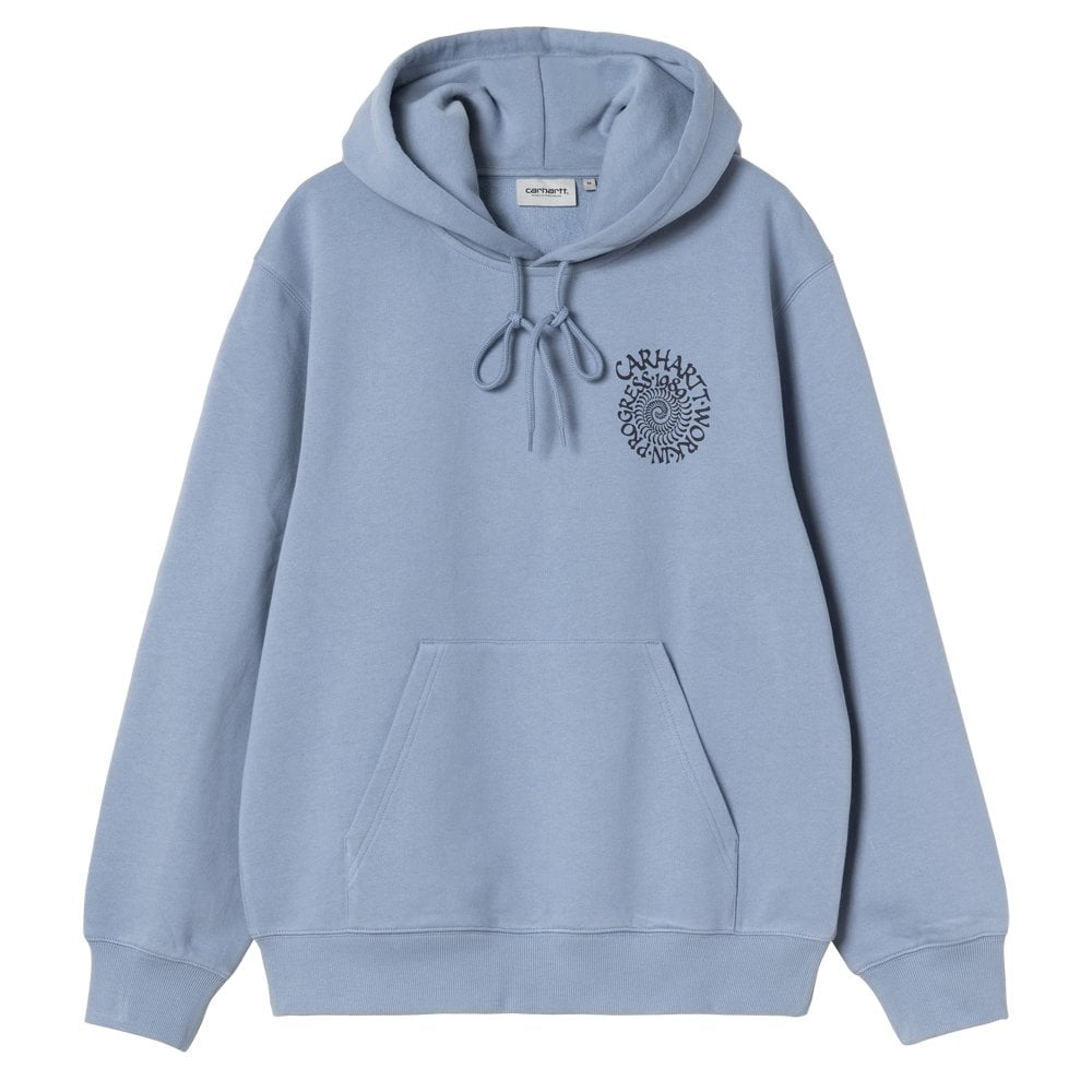 Hooded Spiral Sweatshirt - Gentle Blue