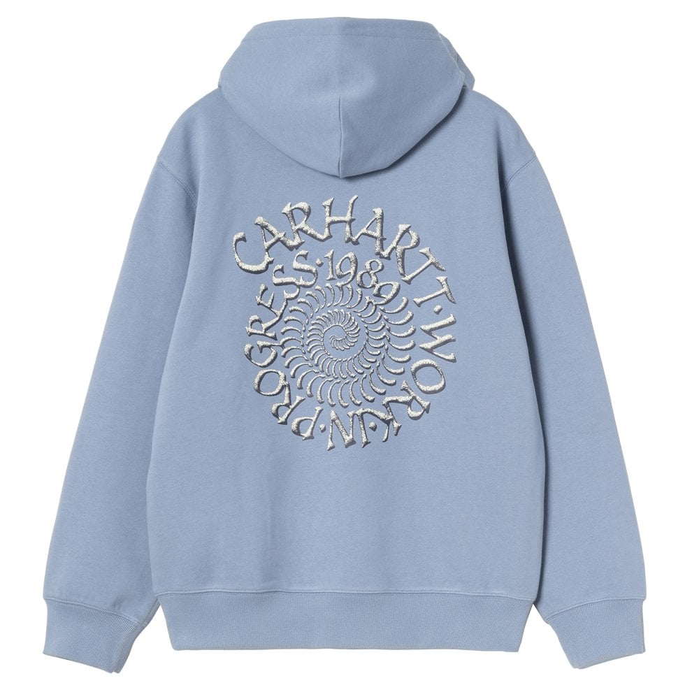 Hooded Spiral Sweatshirt - Gentle Blue