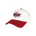 Nonagram Embroidered 2-Tone Hat - White/Red