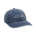 Slanted Pigment 6 Panel Strapback cap - Navy