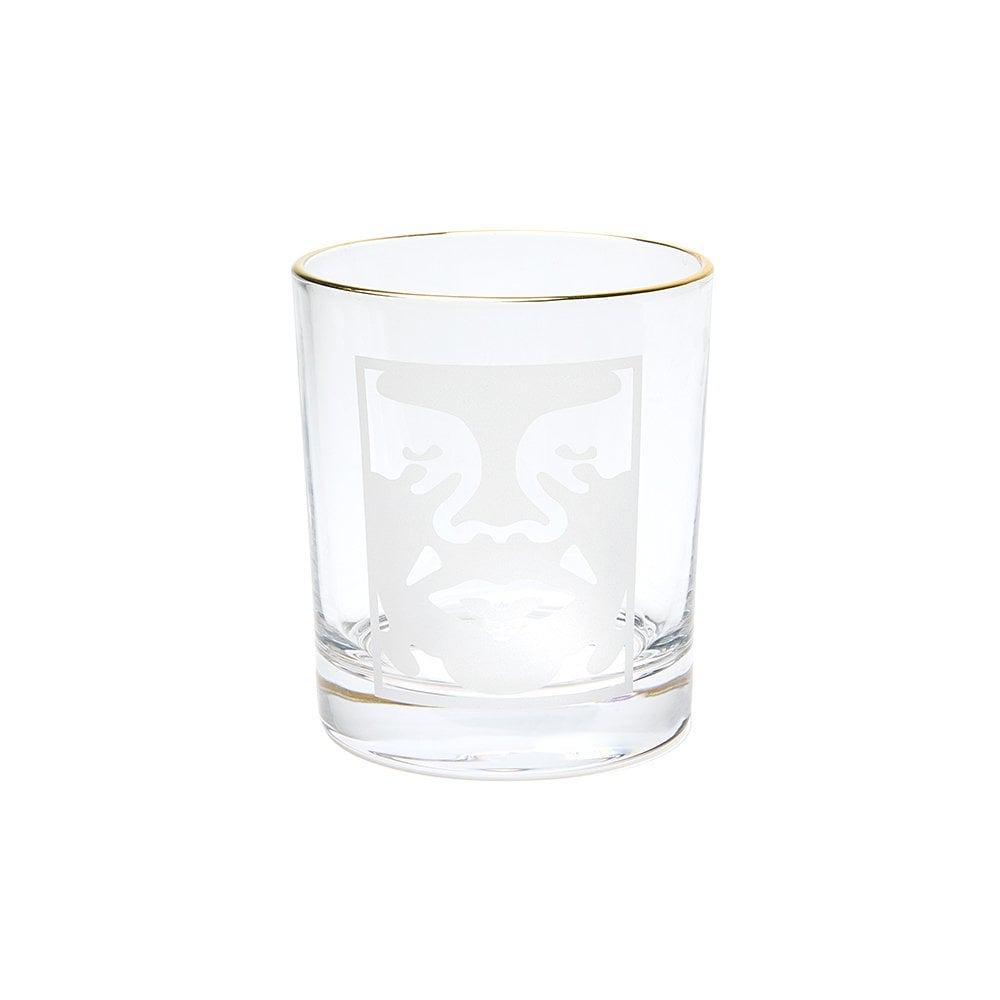 Bold Logo Drinking Glass - Clear