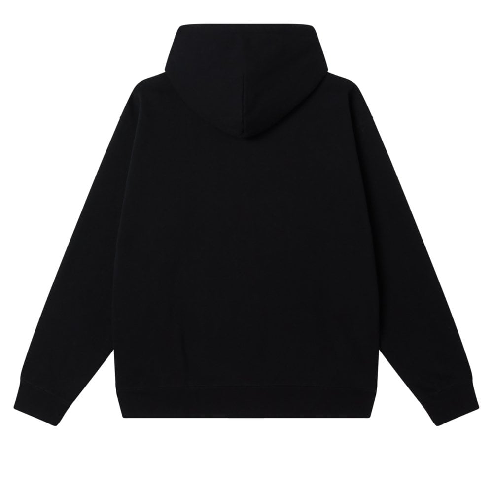 Oval Zip Hoodie - Black