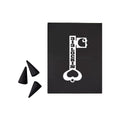 Locked Cone Incense - White/Black