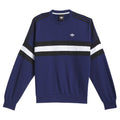 Vintage Inspired Crewneck Sweatshirt  - Dk Blue/Blk