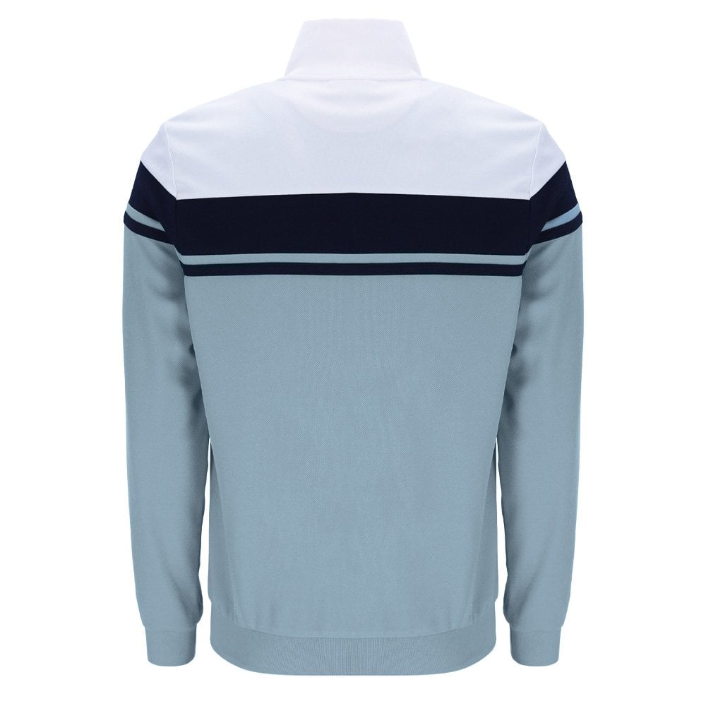 Damarindo Track Top - White/M Blue