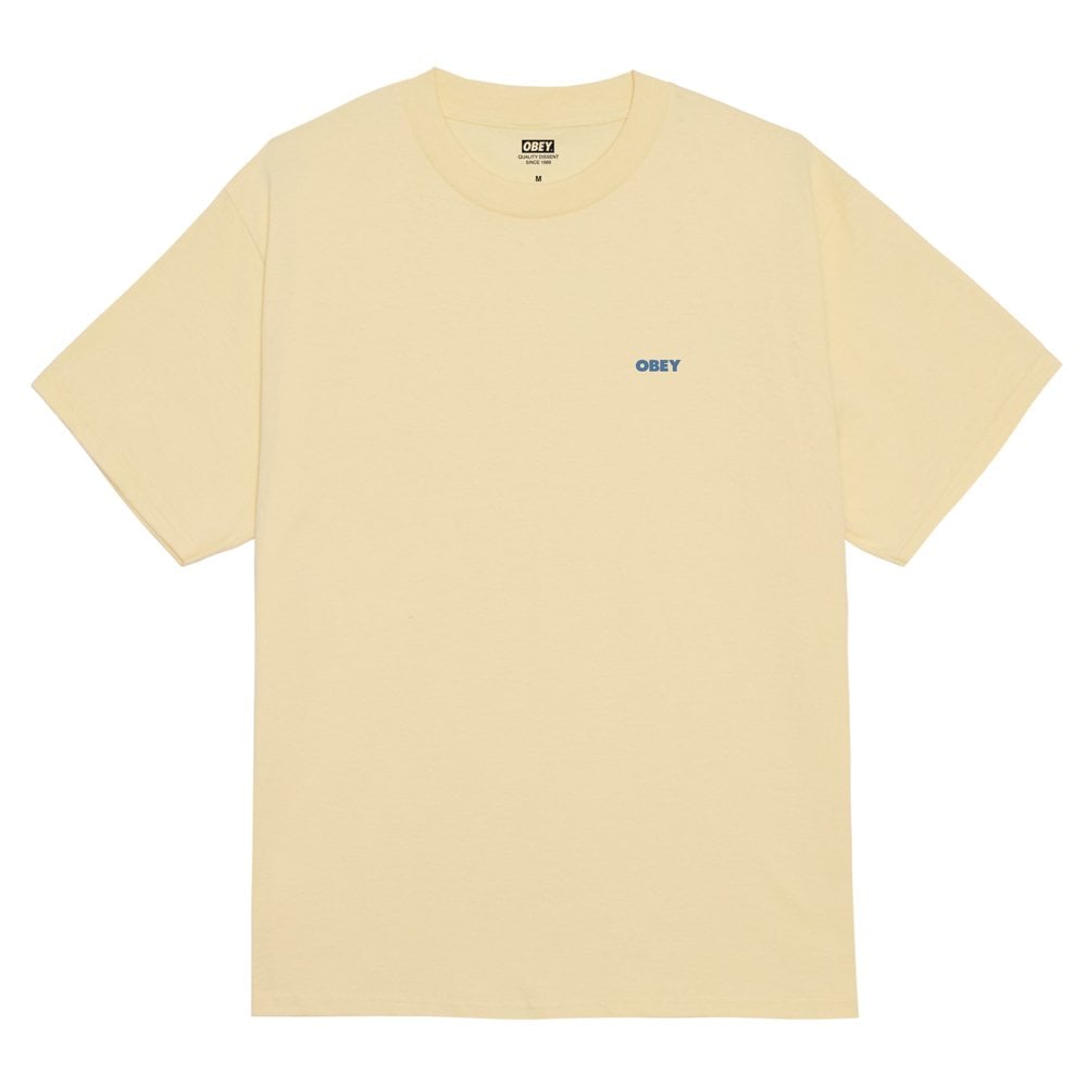Peep Hole T-Shirt - Pale Yellow