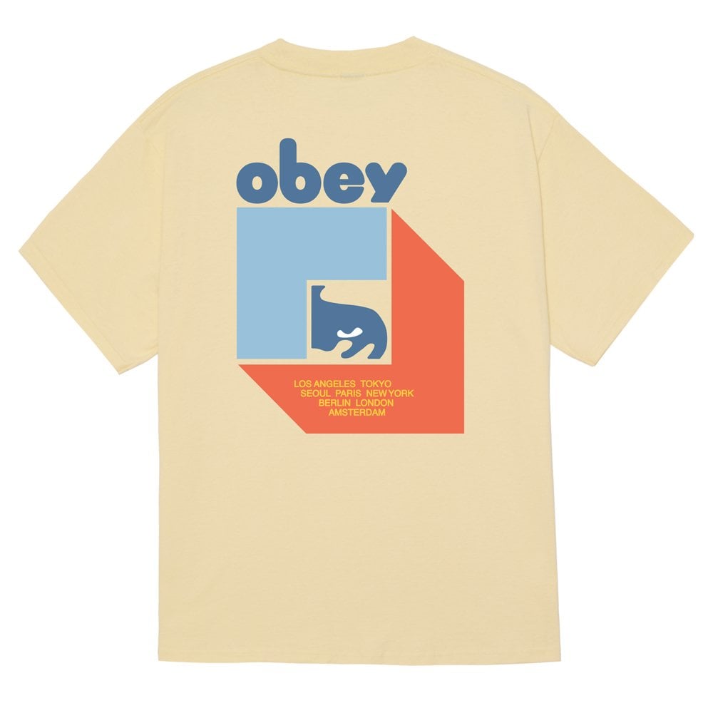 Peep Hole T-Shirt - Pale Yellow