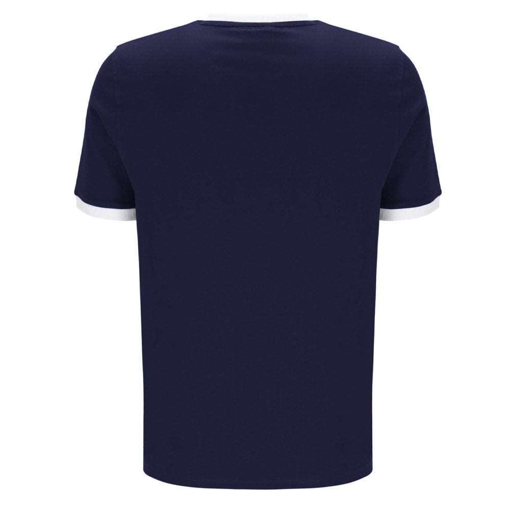 Marconi Essential Ringer T-Shirt - Navy/White