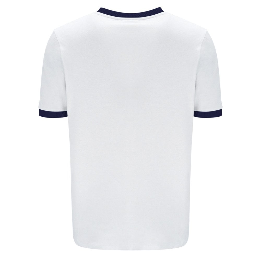 Marconi Essential Ringer T-Shirt - White/Navy