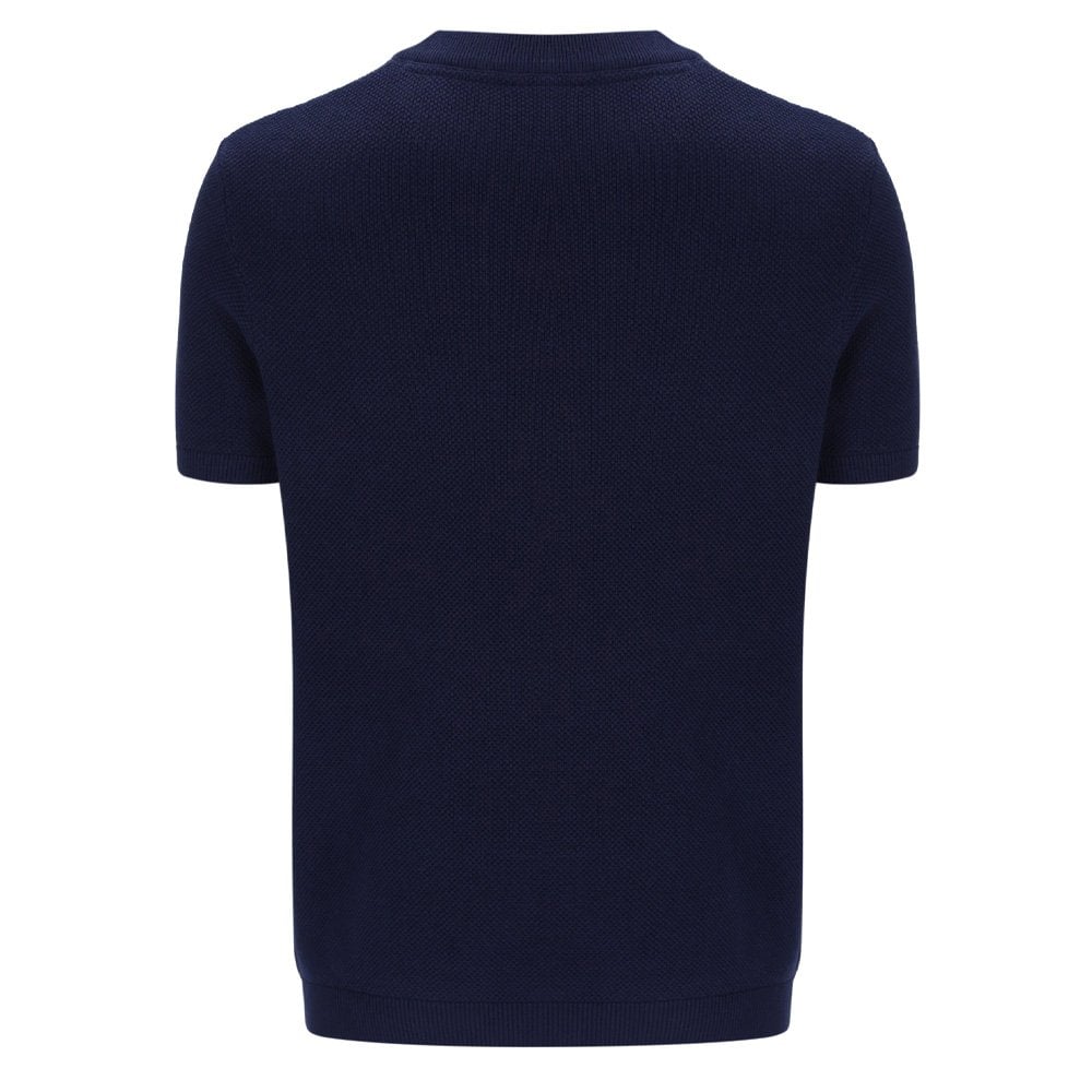 Gerardo Knitted T-Shirt - Navy