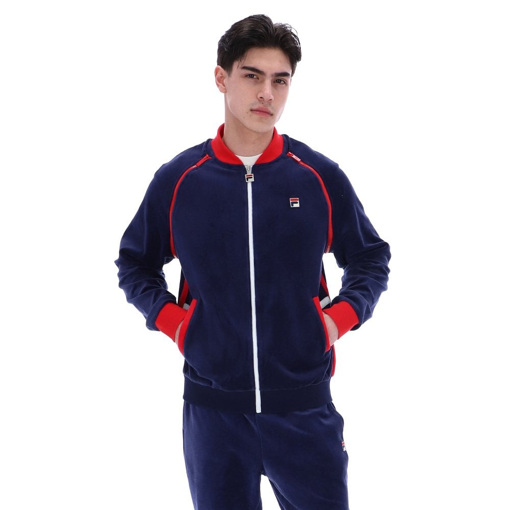 Daniele Archive Versatile Track Top - Navy/Red/Wht