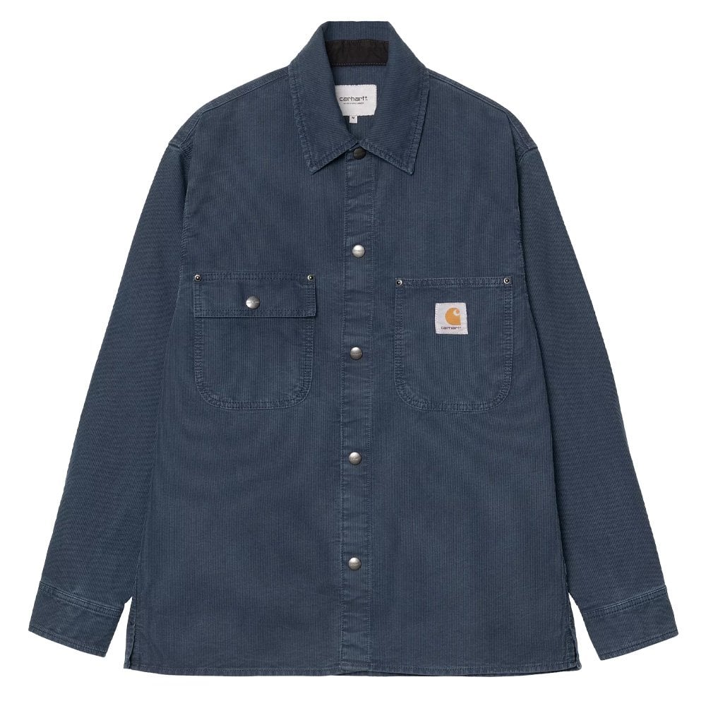 Parrish Shirt Jac - Blue Stone
