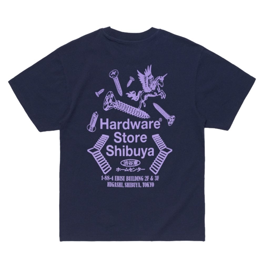 Hardware Store Shibuya T-Shirt - Maritime Blu