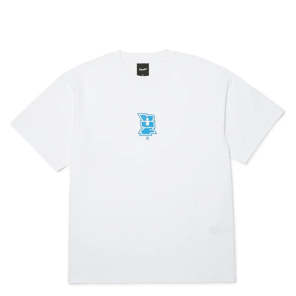HUF Set Megablast T-Shirt - White/Blue
