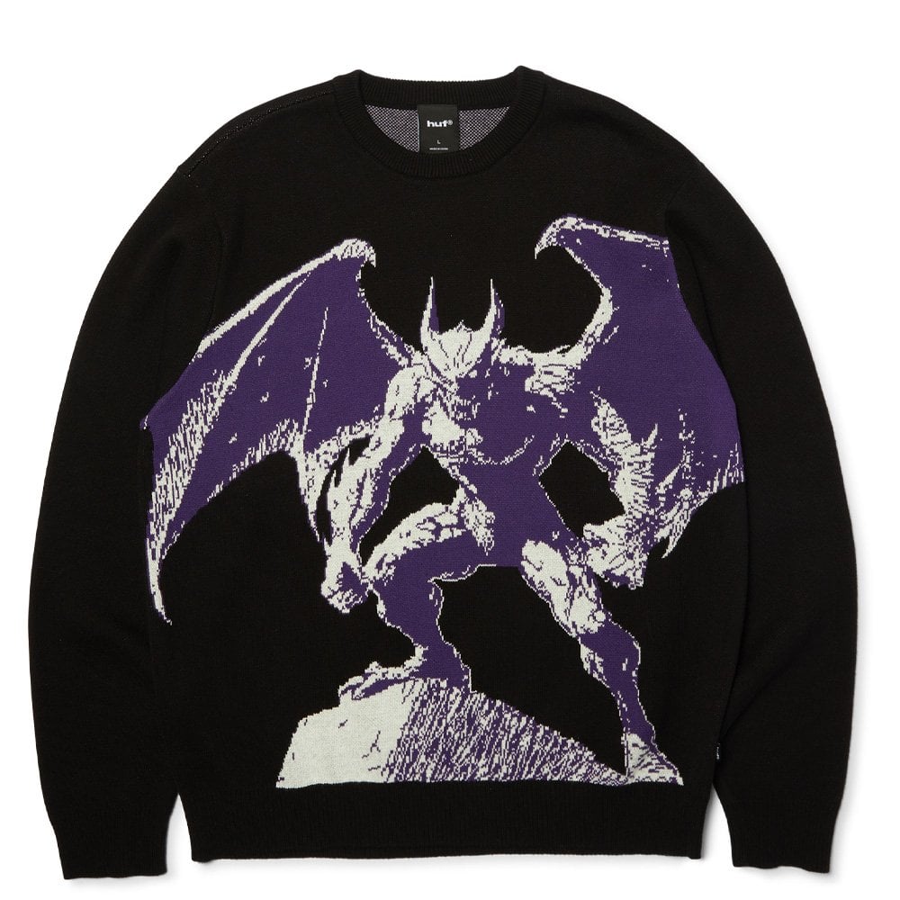 Heaven Can Wait Crewneck Sweater - Black