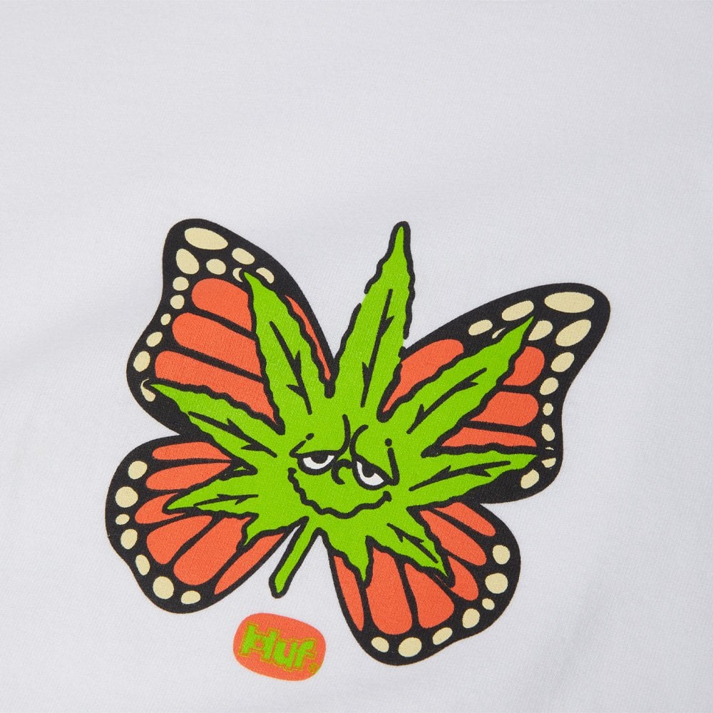 Green Budderfly T-Shirt - White