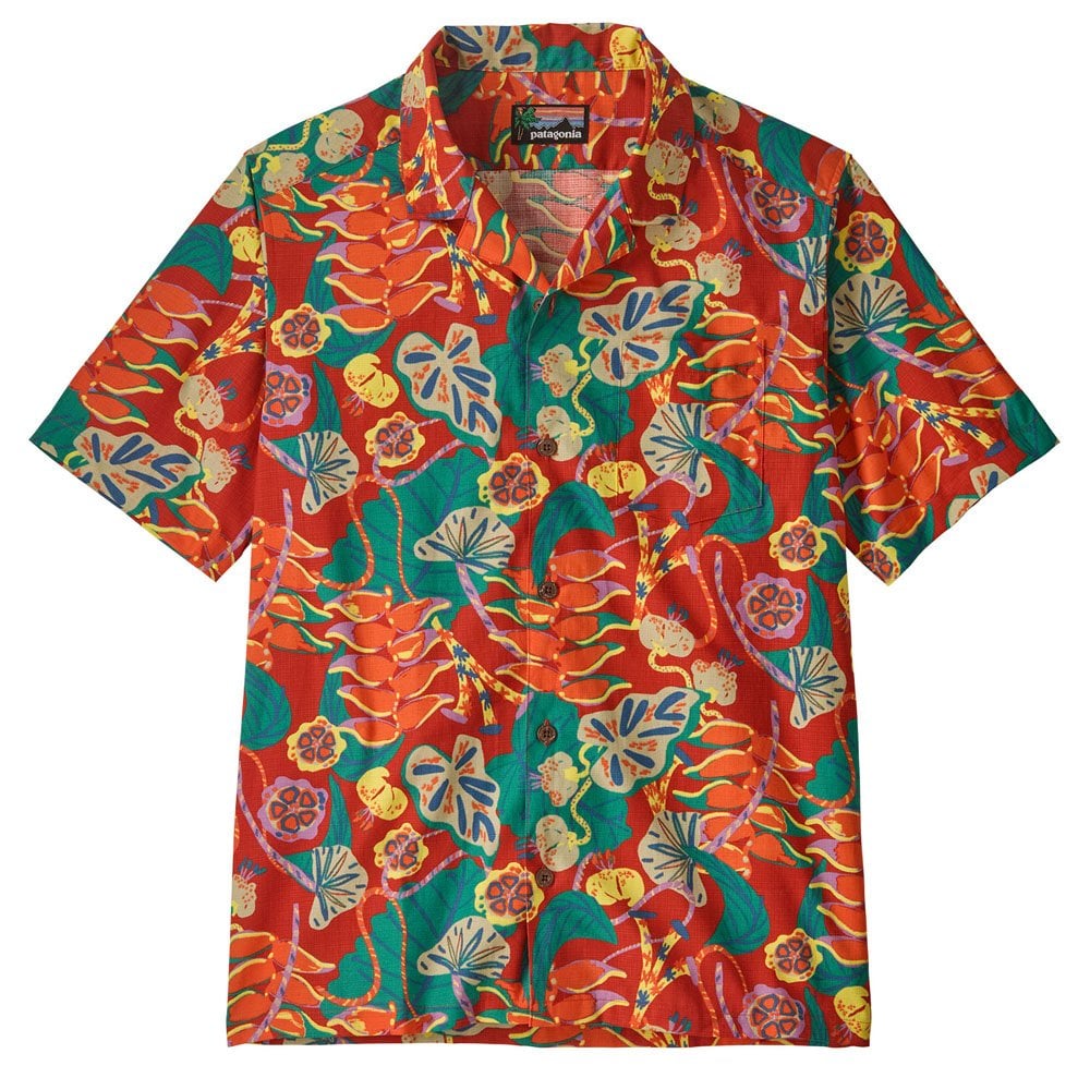 Tidal Threads Camp Shirt - Hot Ember