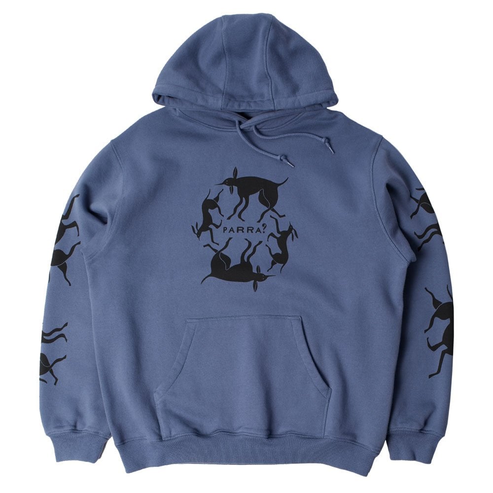 Non Grand Cafe Hooded Sweatshirt - Blue