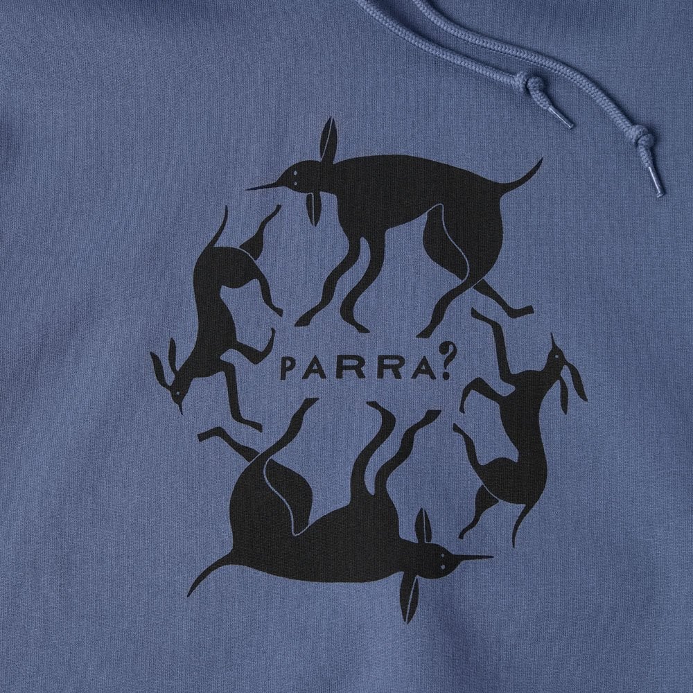 Non Grand Cafe Hooded Sweatshirt - Blue