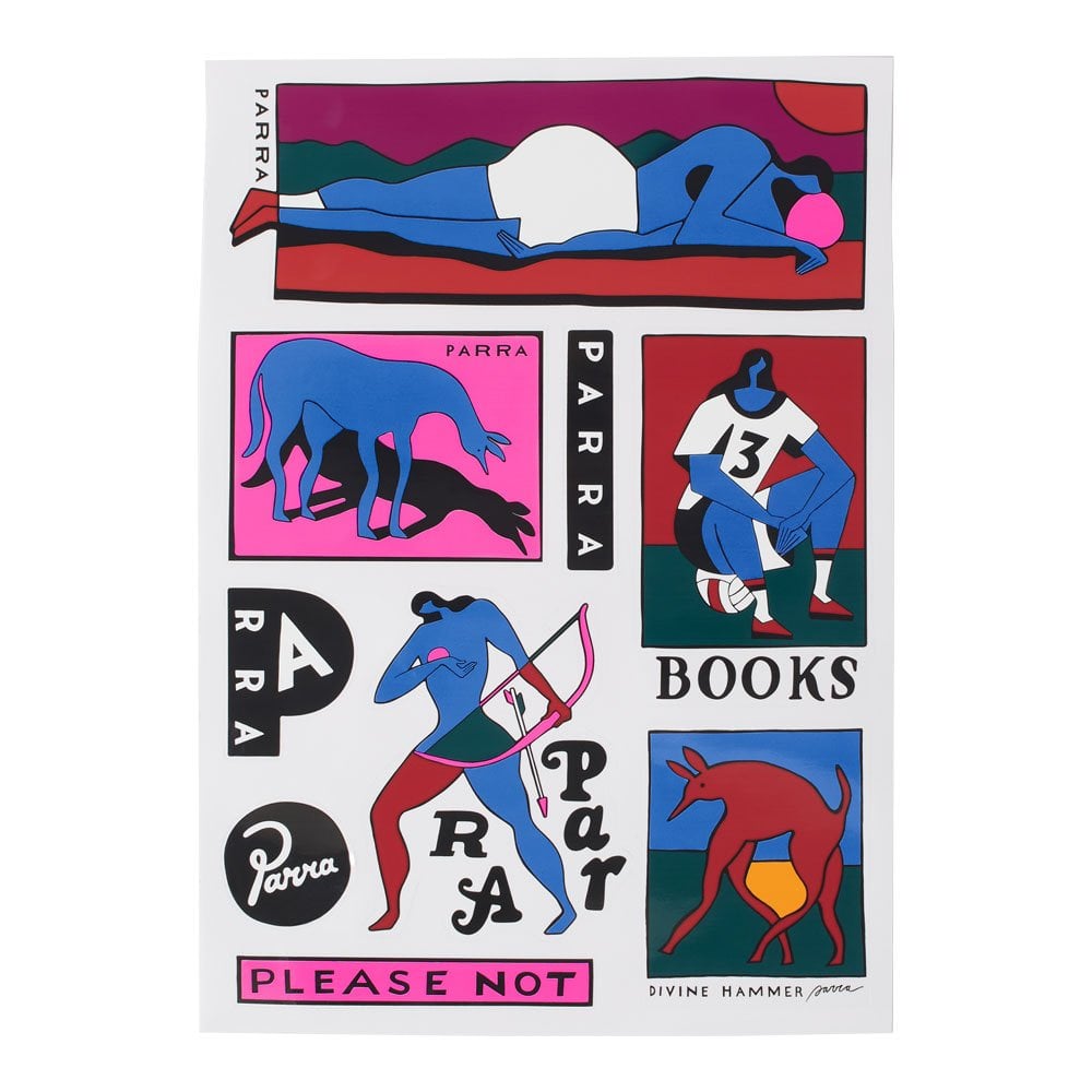 Various Vinyl Sticker Sheet - Multi