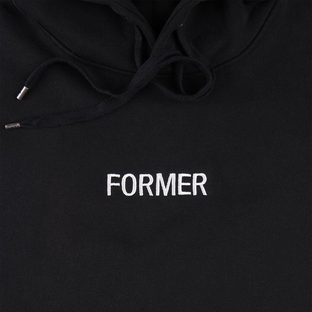Legacy Embroidered Hoodie - Black