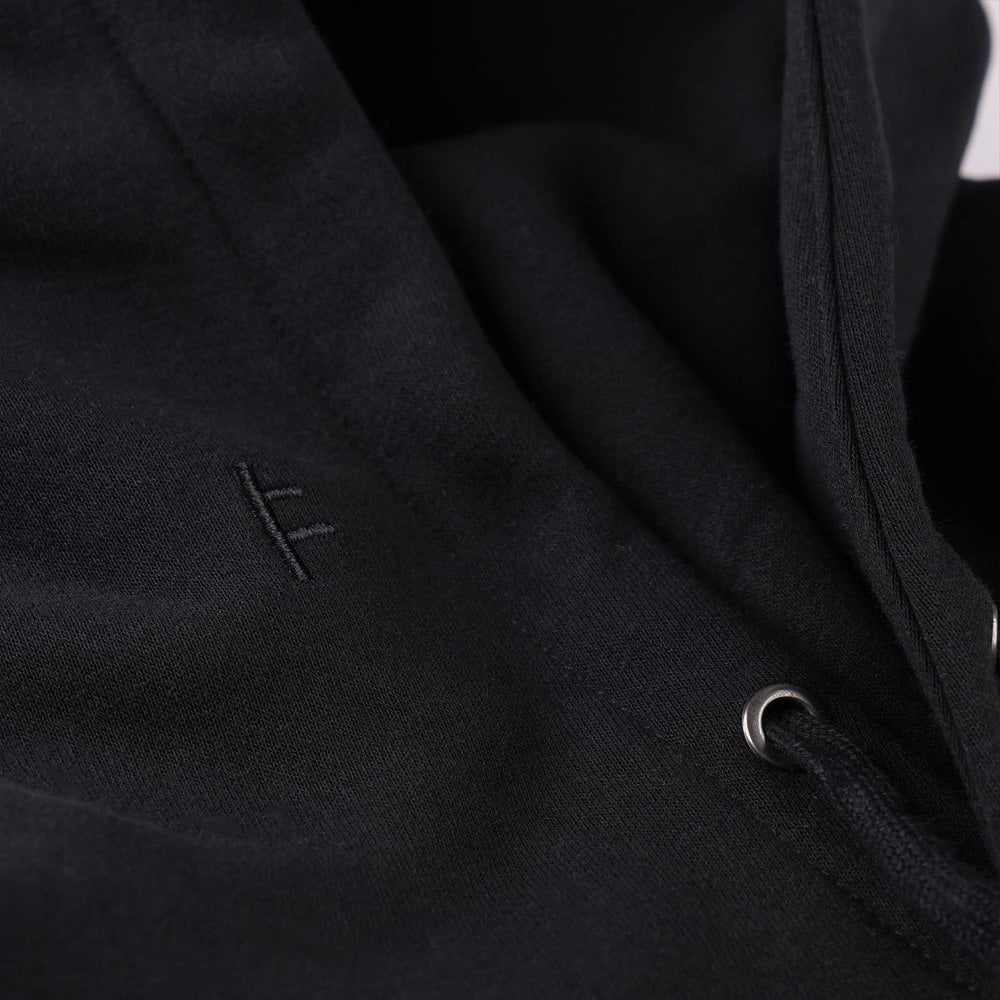 Legacy Embroidered Hoodie - Black