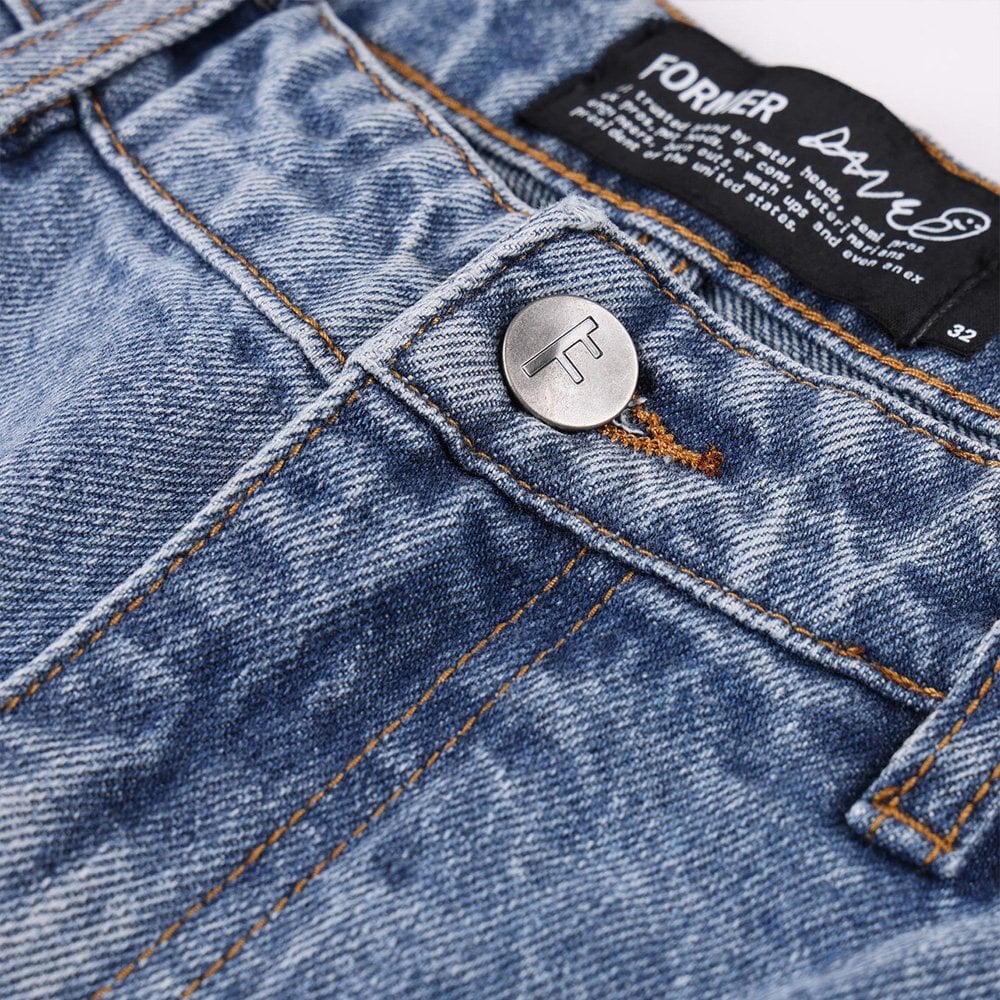 Reynolds Denim 21" Walkshorts - Mid Blue