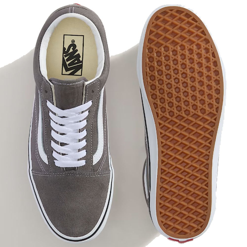 Old Skool - Pewter/White