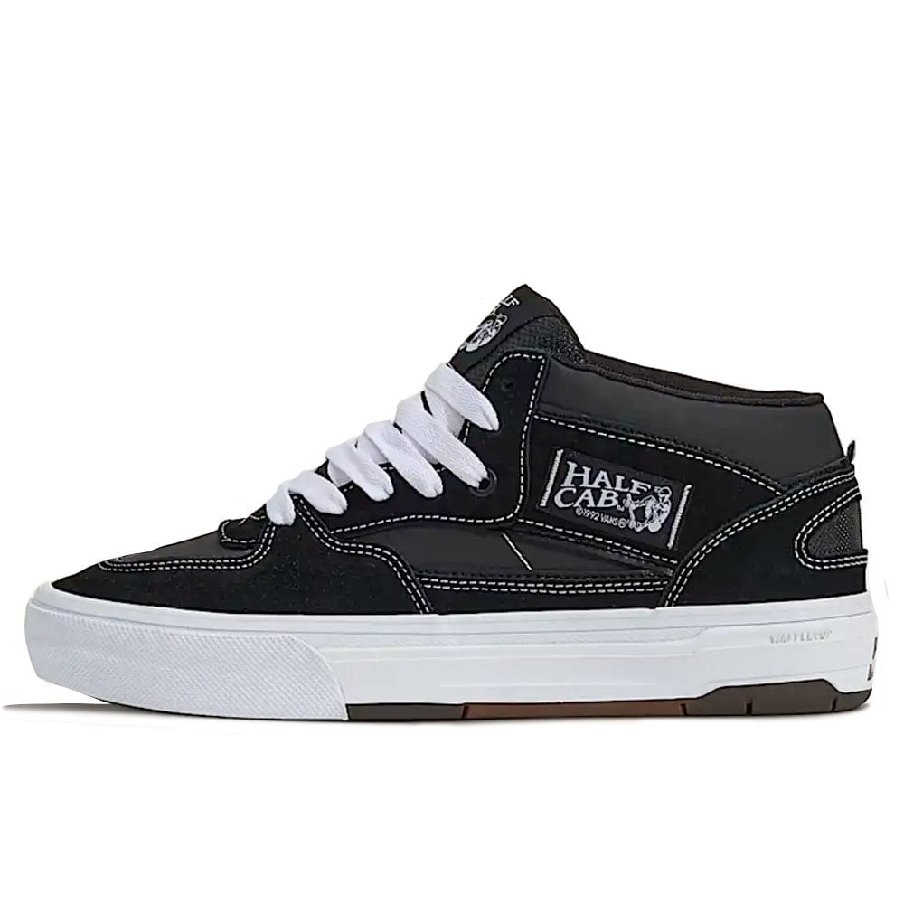 Sk8 Half Cab Wafflecup - Black/White