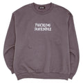 Brunch Be Cancelled Embroidered Crewneck - Grey