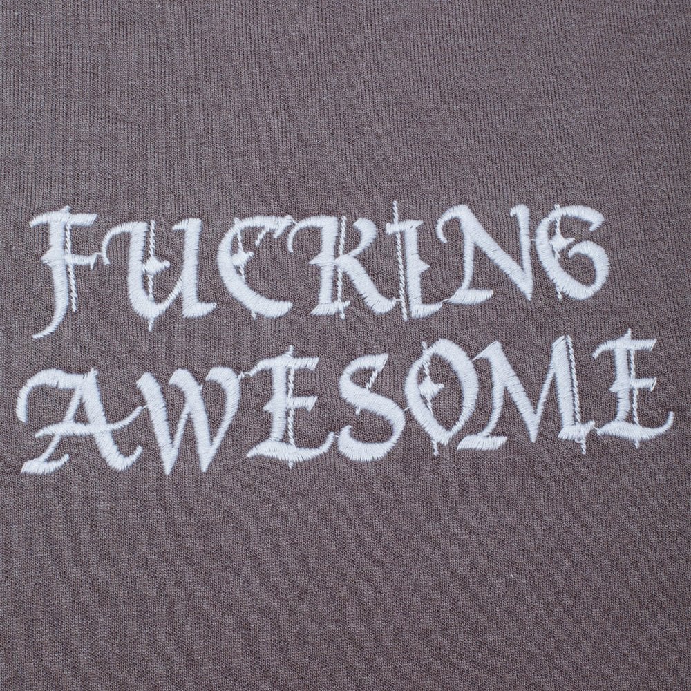 Brunch Be Cancelled Embroidered Crewneck - Grey
