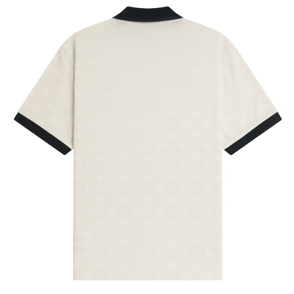 Meyba Printed Polo Shirt - Ecru